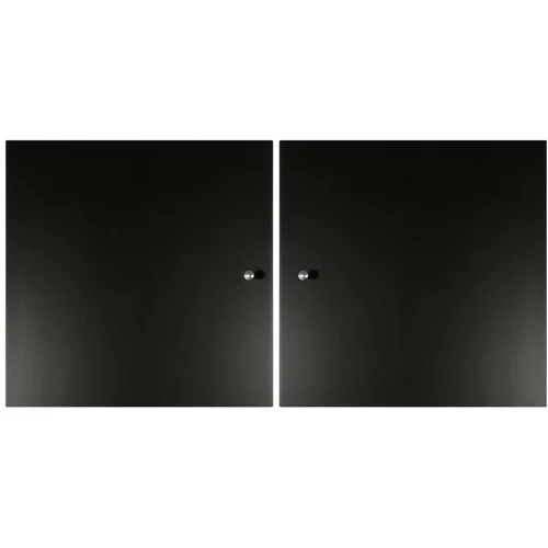 Hammel Furniture Črna vrata za modularni sistem polic 2 kos 32x33 cm Mistral Kubus - Hammel Furniture