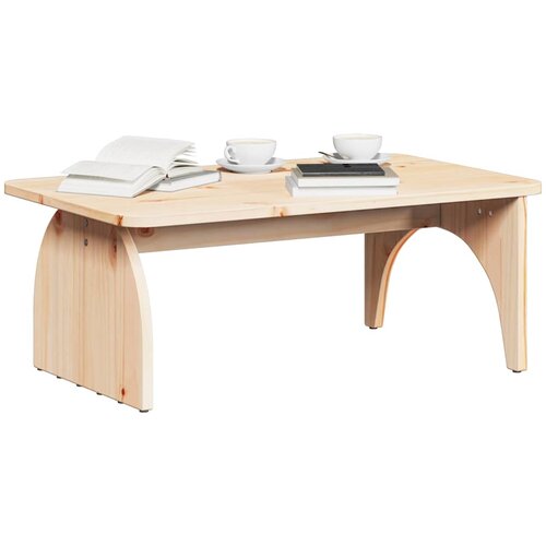  Kava Stol Prirodna 80 x 50 x 31 cm Masivna borovina Slike