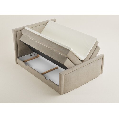 Maison de R&amp;ecirc;ve Bež boxspring postelja s prostorom za shranjevanje 180x200 cm Fresco &amp;ndash; Slike