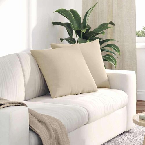 vidaXL jastučići za sofu 2 pcs krema 50 x 50 cm tkanina Cijene