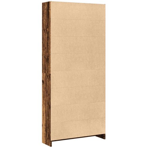 VidaXL Regal za knjige boja starog drva 80x24x176 cm drveni Slike