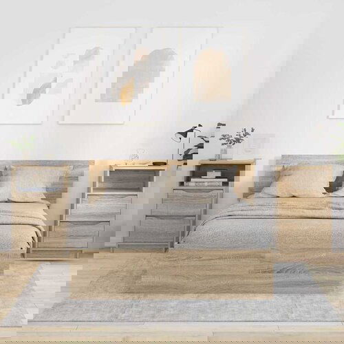 VidaXL Noćni ormarići s ladicama 2 pcs Sonoma hrast 40 x 30 x 467 cm Slike