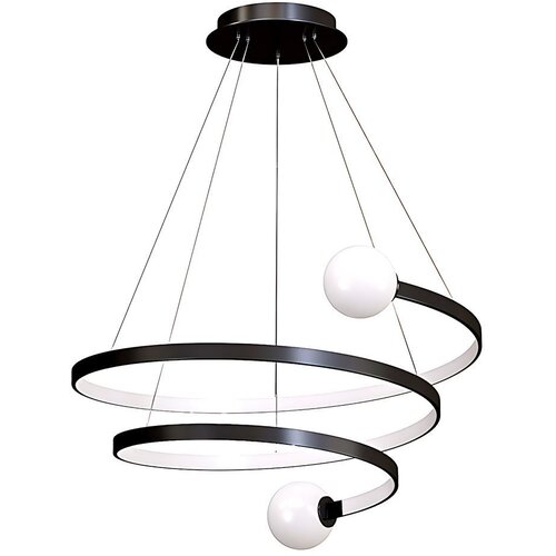 Toolight Viseća lampa spiralnog oblika LHJ029-CP BLACK Slike