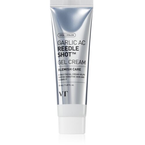 VT COSMETICS Garlic AC Reedle Shot Gel Cream blaga gel krema za nepravilnosti na licu sklono aknama 50 ml Slike