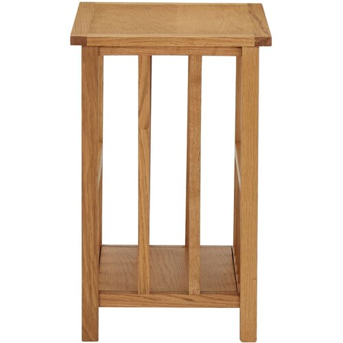 vidaXL Stolić za časopise 45 x 35 x 55 cm od masivne hrastovine Cijene