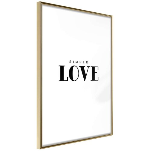  Poster - Simple Love 40x60 Slike