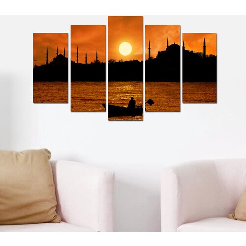 Wallity Set Slika 5PMDF-73, 5 Delova Cene