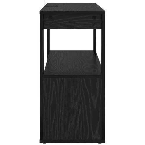  Kreveta Crni hrast 80 x 30 x 60 cm Konstruirano drvo Slike
