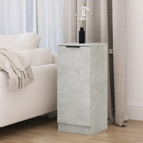  Komoda siva boja betona 30 x 30 x 70 cm od konstruiranog drva Cijene
