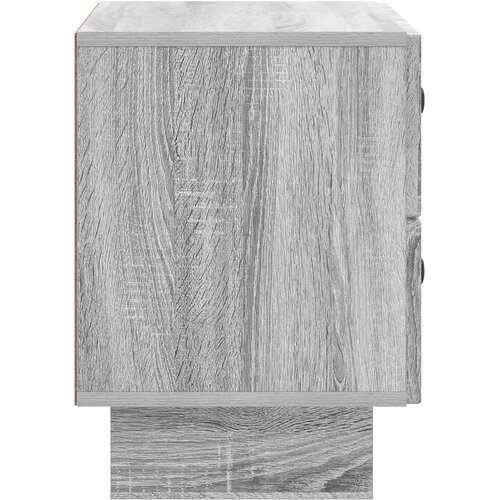  Noćni ormar Siva sonoma 62 x 34,5 x 47,5 cm Konstruirano drvo Slike