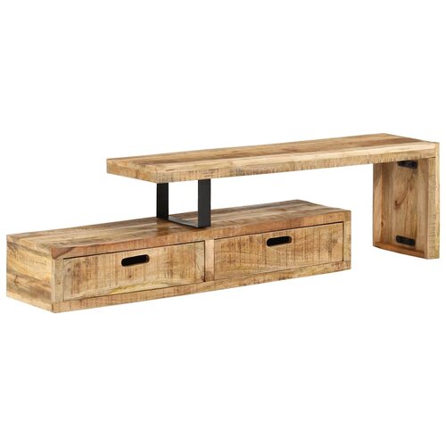  stalak (118-200) x 30 x 40 cm Masivno drvo boje manga Slike