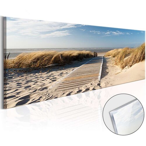  Slika na akrilnom staklu - Wild Beach [Glass] 135x45 Cene