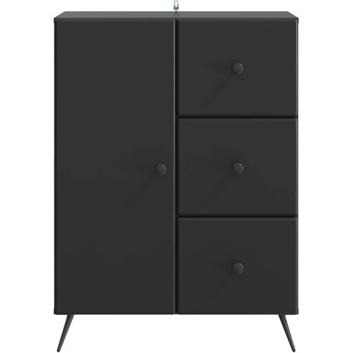  Kreveta Crna 66 x 34,5 x 90 cm Konstruirano drvo Slike