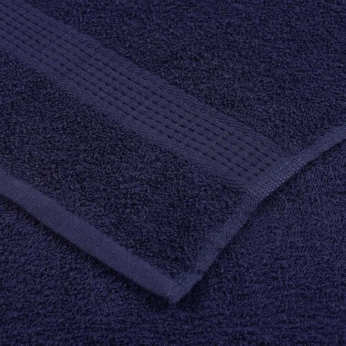  Ručnici za saunu FROGN 10 kom tamnoplave boje 80x200 cm 360 g/m&amp;sup2; Slike