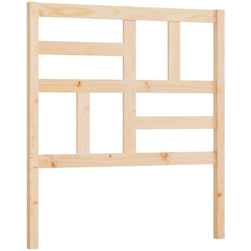 Maison Chic posteljno vzglavje - vzglavna omarica - nočna omarica 106x4x104 cm trdna borovina, (21704718) Slike