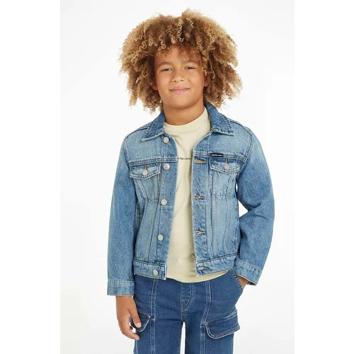 Calvin Klein Jeans Otroška jeans jakna