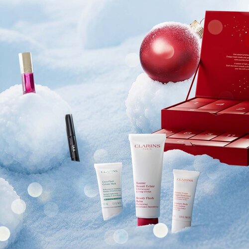 Clarins Advent Calendar 12 Holiday Season adventski kalendar Slike