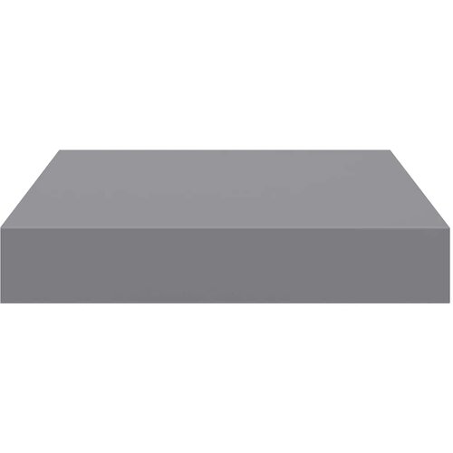 Plutajuće zidne police 4 kom sive 23 x 23,5 x 3,8 cm MDF Slike