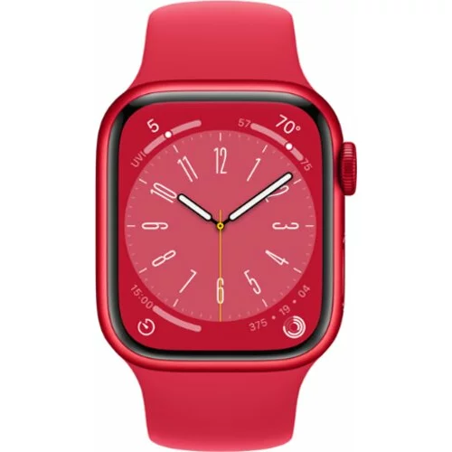 Apple Watch Series 8 41mm (GPS) Aluminium Red Case Sport Band rdeča