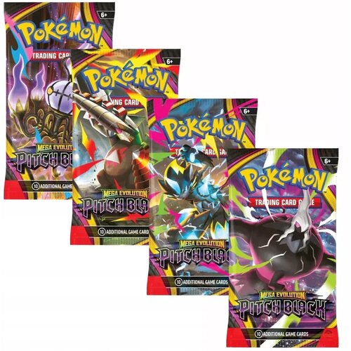 Asmodee Pok&amp;eacute;mon TCG: Mega Evolution Pitch Black booster paket karata 1 kom. Slike