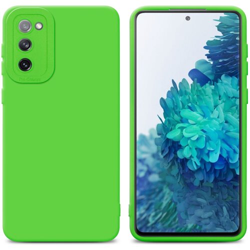 Cadorabo Ohi&scaron;je, združljiv s Samsungom v tekočinski zeleni barvi - za&scaron;čitni pokrov iz fleksibilnega silikona TPU, (20593475) Cene