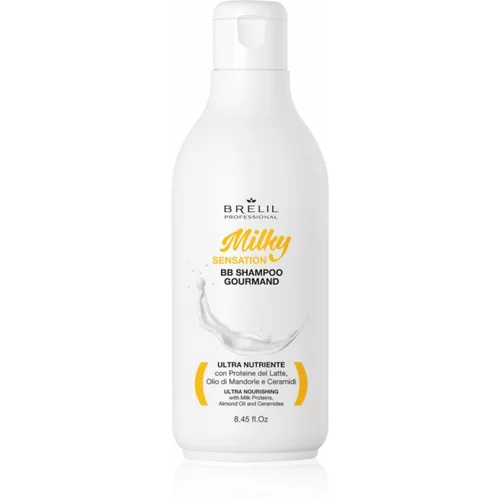 Brelil Numéro Milky Sensation BB Shampoo regeneracijski šampon za šibke in poškodovane lase 250 ml