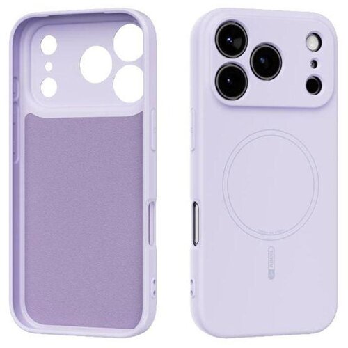 Chameleon Gumiran magnetni ovitek (TPU Magnetic Pastel) za Apple iPhone 17 Pro Max, vijoličen Cene