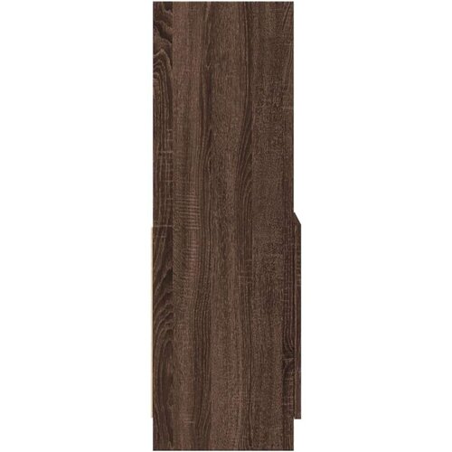 vidaXL Visoka komoda boja smeđeg hrasta 92x33x100 cm konstruirano drvo Cijene