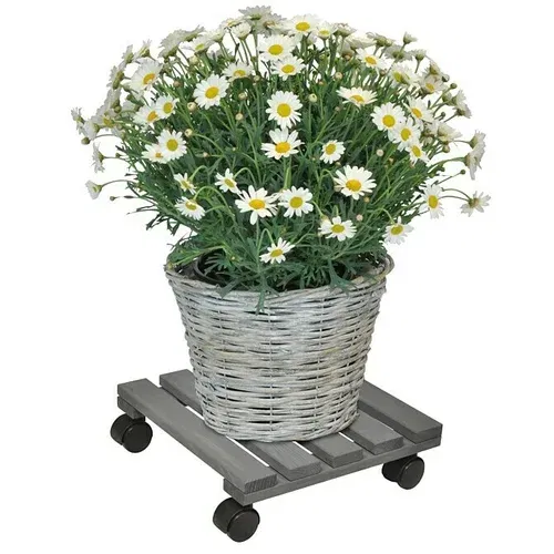 GARDOL Podložak za biljke s kotačićima (29 x 29 cm, Antracit, Maksimalna nosivost: 100 kg)