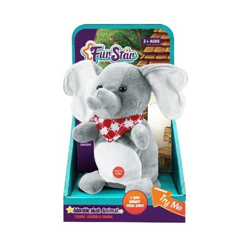 Plush, igračka, plišana, interaktivni slon ( 879106 ) Slike