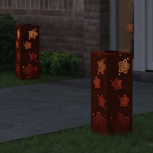  Solarna LED svjetlost za stazu 2 pcs Rđa Slike