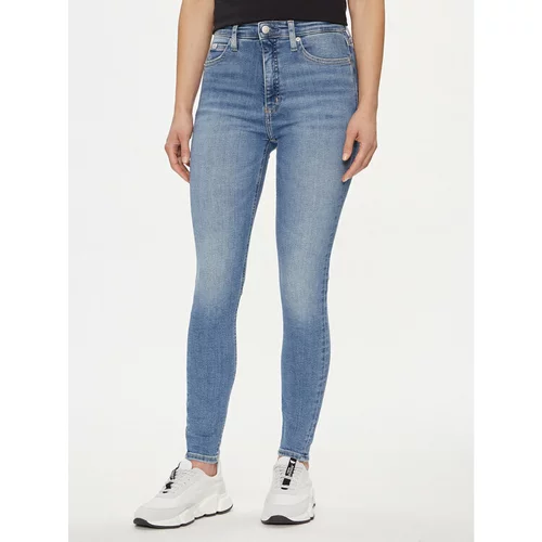 Calvin Klein Jeans Jeans hlače J20J222775 Modra Super Skinny Fit