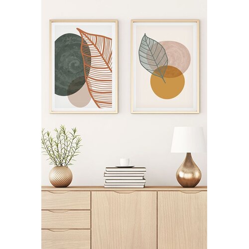 WALLXPERT Uramljena slika Huhu47, 50x70 cm , 2 dijela Cene