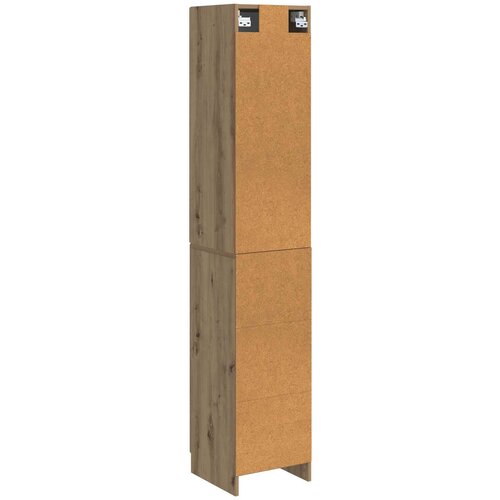  Set ormara 2 kom. Hrast artisan Konstruirano drvo Smeđa 33 x 34,5 x 87 cm Slike