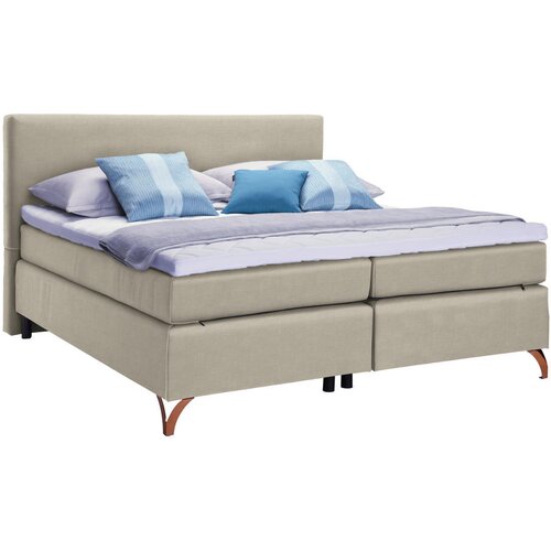 Esposa POSTELJA BOXSPRING 140 cm x 200 cm , tekstil bež Slike