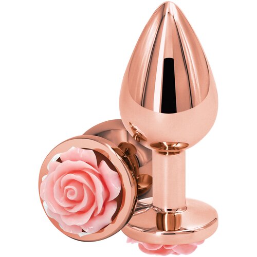 Ns Novelties rear assets rose buttplug medium pink Slike