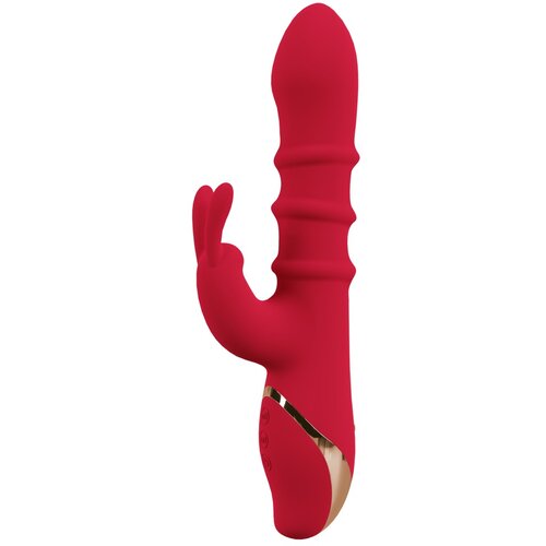 You2Toys Rabbit Vibrator with 3 Moving Rings Red Cijene