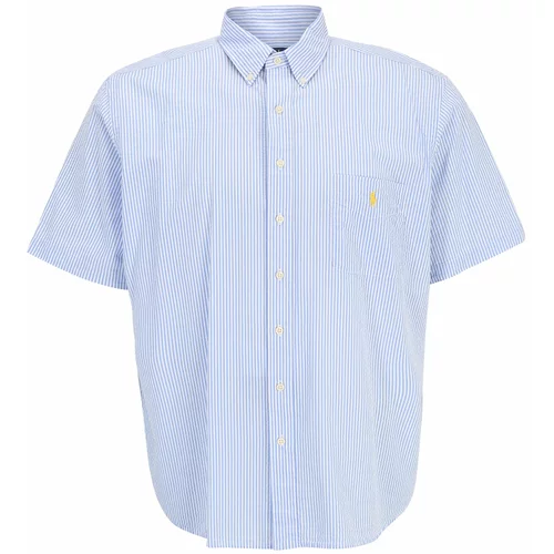 Polo Ralph Lauren Big & Tall Košulja svijetloplava / žuta / bijela