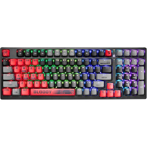 A4Tech BLOODY S98 USB Sports Red mehanska tipkovnica (BLMS Red Switches), (21259960) Cene