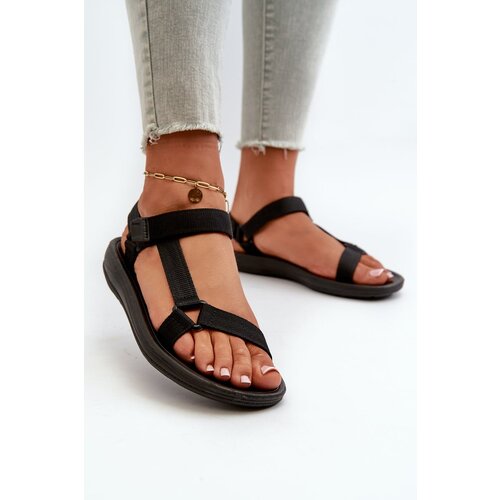 Kesi Women&amp;#039;s Velcro Sport Sandals - Black Vilari Slike
