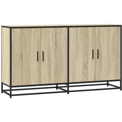 Maison Chic Komoda - Predalnik sonoma hrast 134x35x76 cm inženirski les, (21717864) Slike