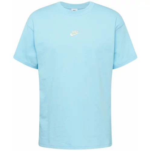 Nike Sportswear Majica 'CLUB SS' nebeško modra / bela
