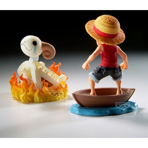 Banpresto One Piece Luffy i Going Merry Log Stories figura 8cm Slike