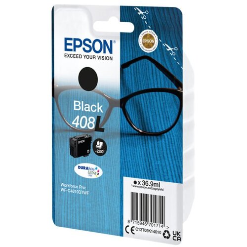  Tinta Epson DURABrite Ultra Spectacles 408/408L Black ,C13T09J14010 Slike