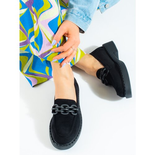 W. POTOCKI Loafersy women Potocki suede black Slike