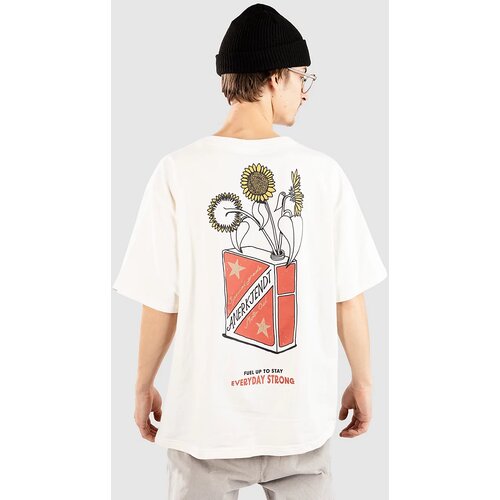 Anerkjendt Akvillads Structure Print T-shirt tofu Slike