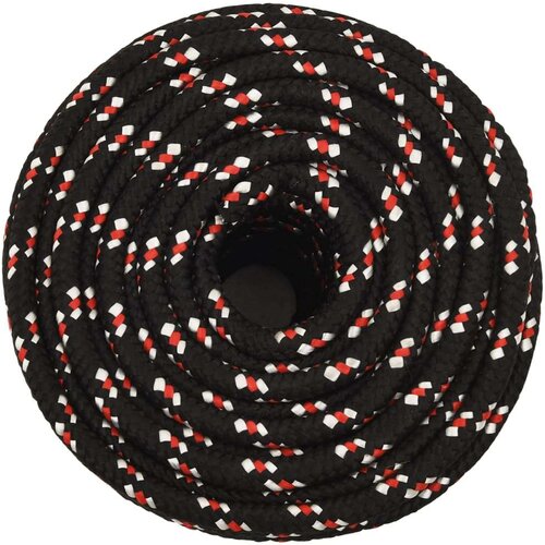 vidaXL Brodski konop crni 14 mm 100 m od polipropilena Cijene