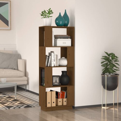 vidaXL Ormarić za knjige / pregrada boja meda 51x25x132 cm od borovine Cijene