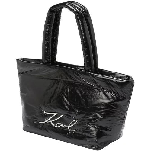 Karl Lagerfeld Shopper torba crna / bijela