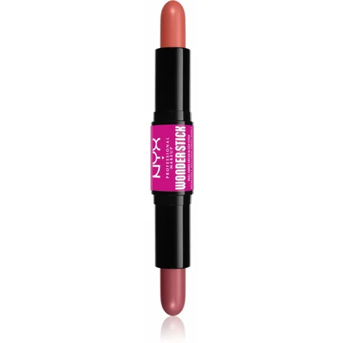 NYX Professional Makeup Wonder Stick Cream Blush dvostrani korektor nijansa 02 Honey Orange N Rose 2x4 g